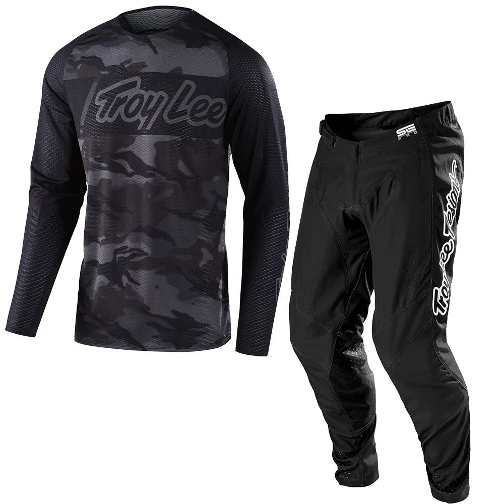 Troy Lee Designs 2024 Motocross Combo Kit SE Pro Air Vox Camo Black